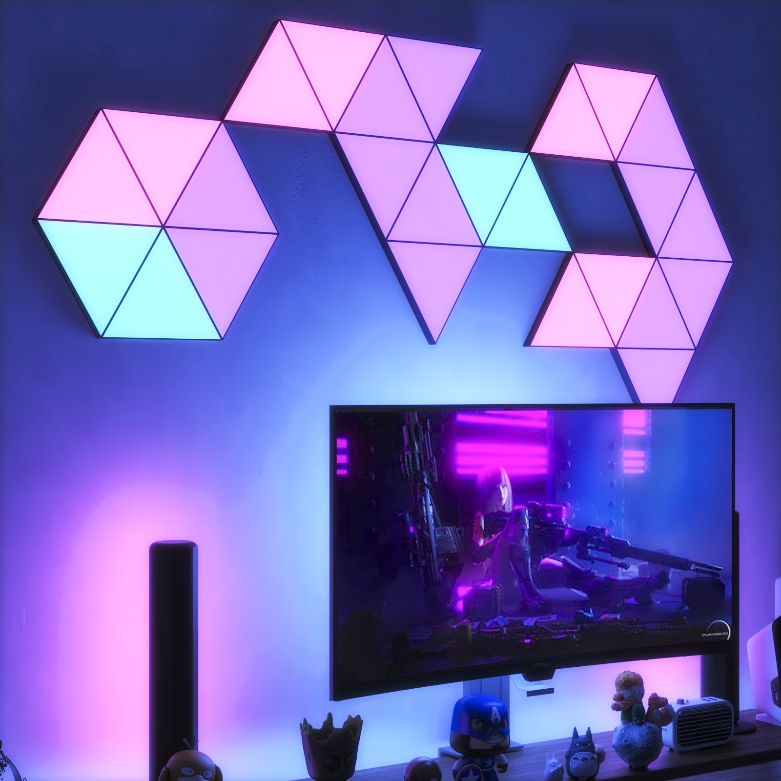 Smart Wall Light Panel WIFI controlled Triangle Light