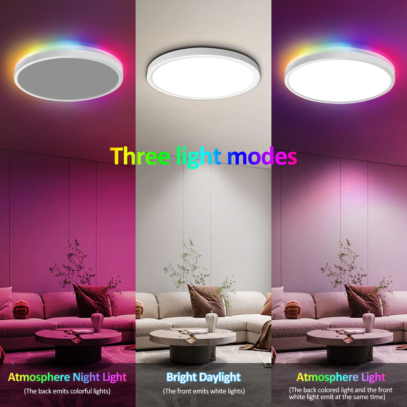 Smart led deals ceiling lights